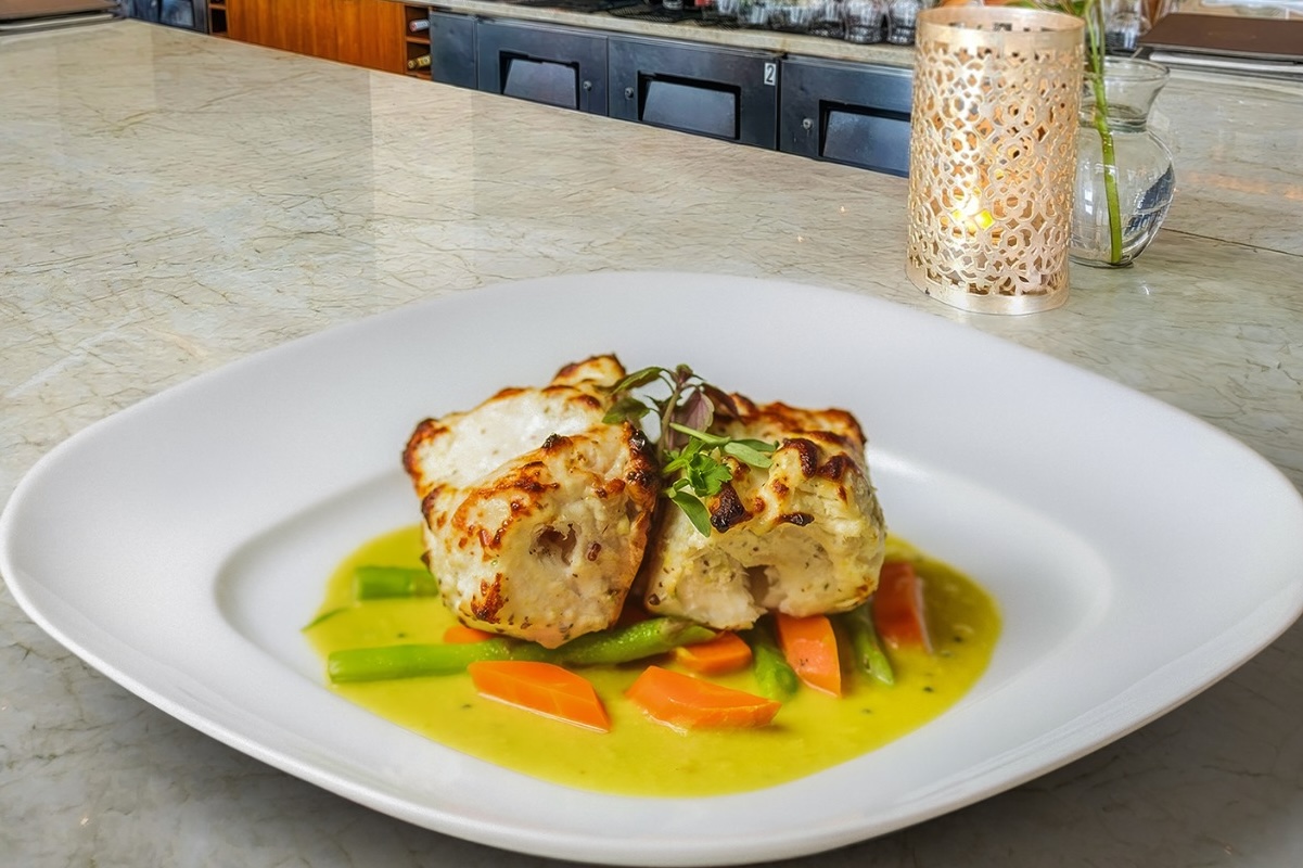 The Malai Halibut at this New York City staple. | Photo courtesy of Tamarind Tribeca