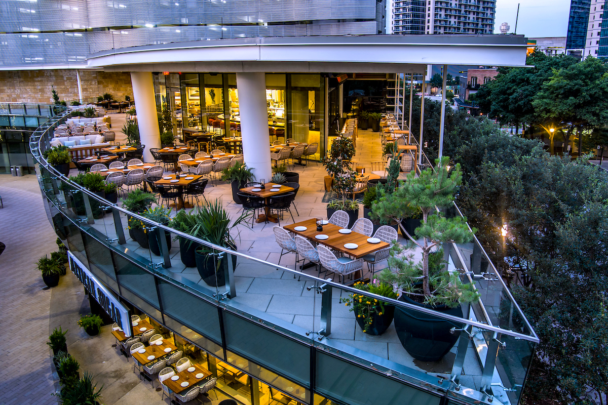 The open air terrace at Mexican Sugar in Uptown Dallas. | Photo by Mexican Sugar