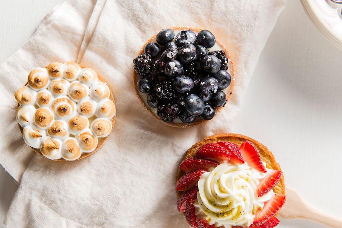 Photo caption: Pretend you’re in Paris with these gluten-free tarts, one of Noglu’s French specialties | Photo courtesy of Noglu