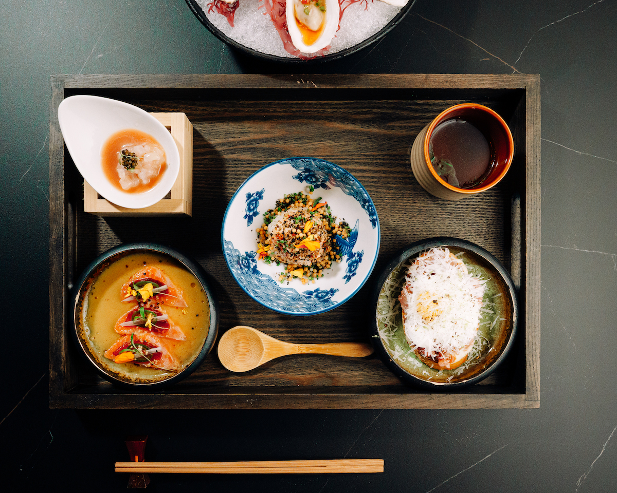 Assorted bites at NoriFish. | Photo by Jet Kamchamnan and Gabriel Villasenor-Viloria, Jetpvck Media