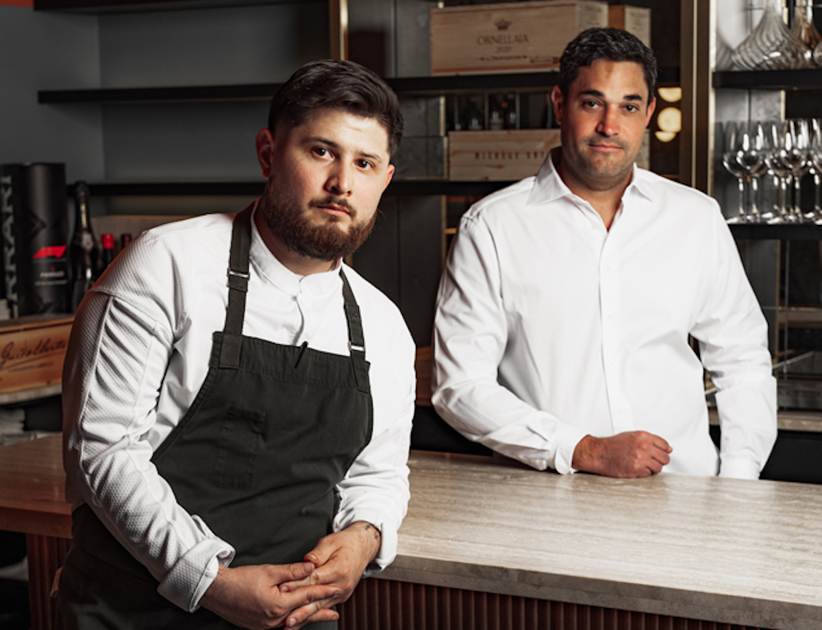 Executive chef, Mauricio Alvarado and general manager and sommelier, Marco Thompson at Osteria di Mercato. | Photo by Osteria di Mercato