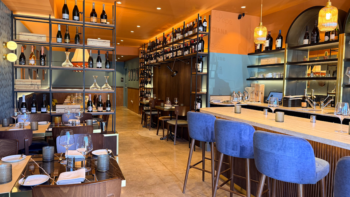 The intimate, 30-seat dining room at Osteria di Mercato. | Photo by Osteria di Mercato