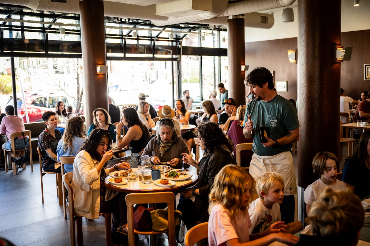 We expect this Denver brunch spot will be just as busy as its Austin counterparts. | Photo courtesy of Paperboy