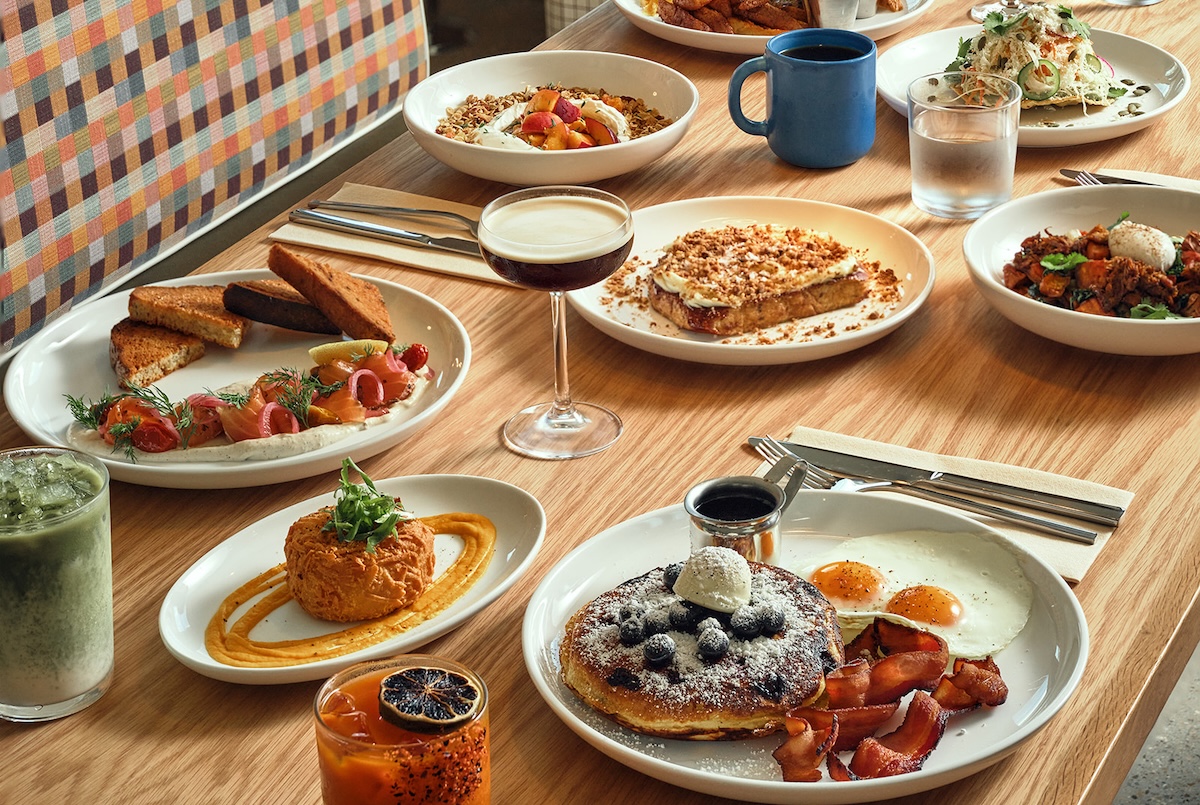 Chow down an array of brunch fare, both sweet and savory. | Photo courtesy of Paperboy