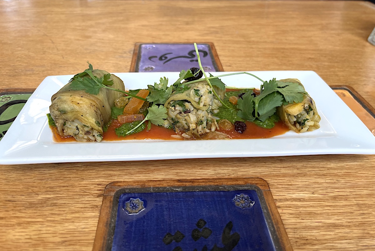 The Persian Dolma at Dushanbe Teahouse in Boulder. | Photo by Zanny Merullo
