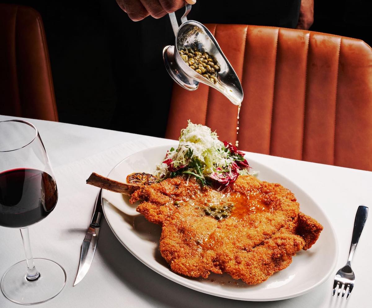 Bone-in veal Milanese at Ray's on the River. | Photo by Ray's on the River