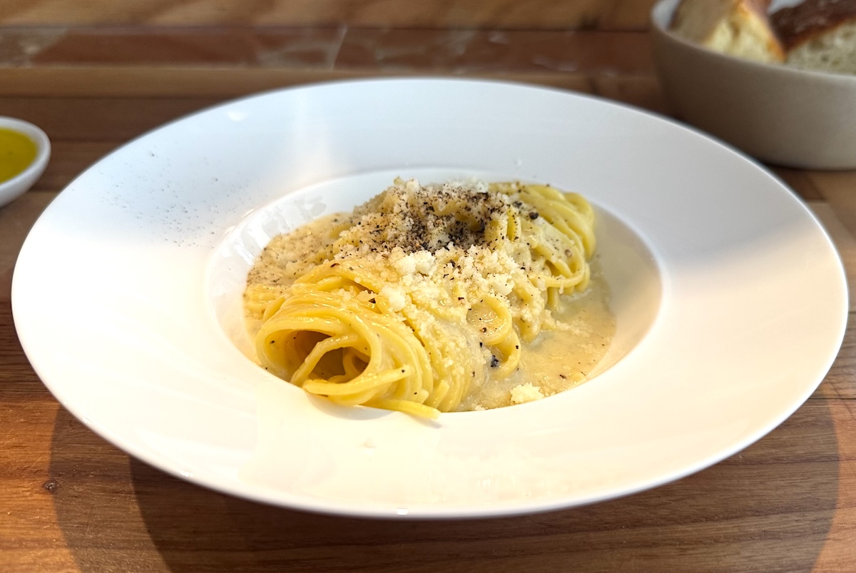 Roscioli-cacio_e_pepe_nyc - DiningOut Roscioli makes an amazing cacio e pepe. | Photo by Nishtha Dalal