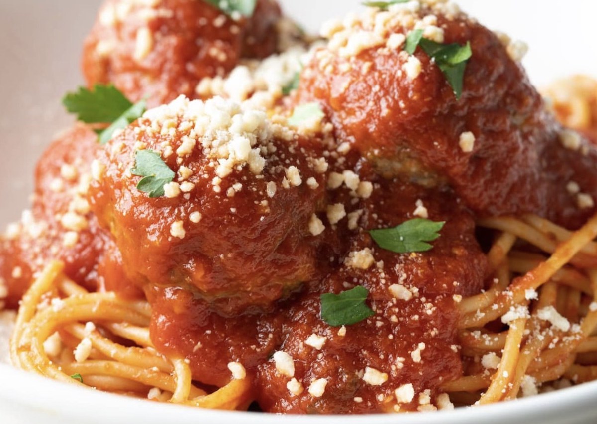 Santa Barbara - DiningOut Spaghetti and meatballs at Santa Barbara. | Photo by Santa Barbara