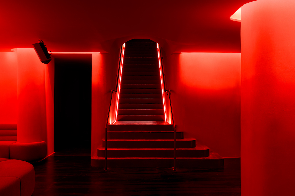 The main room stairwell at Shyboy. | Photo by Shyboy