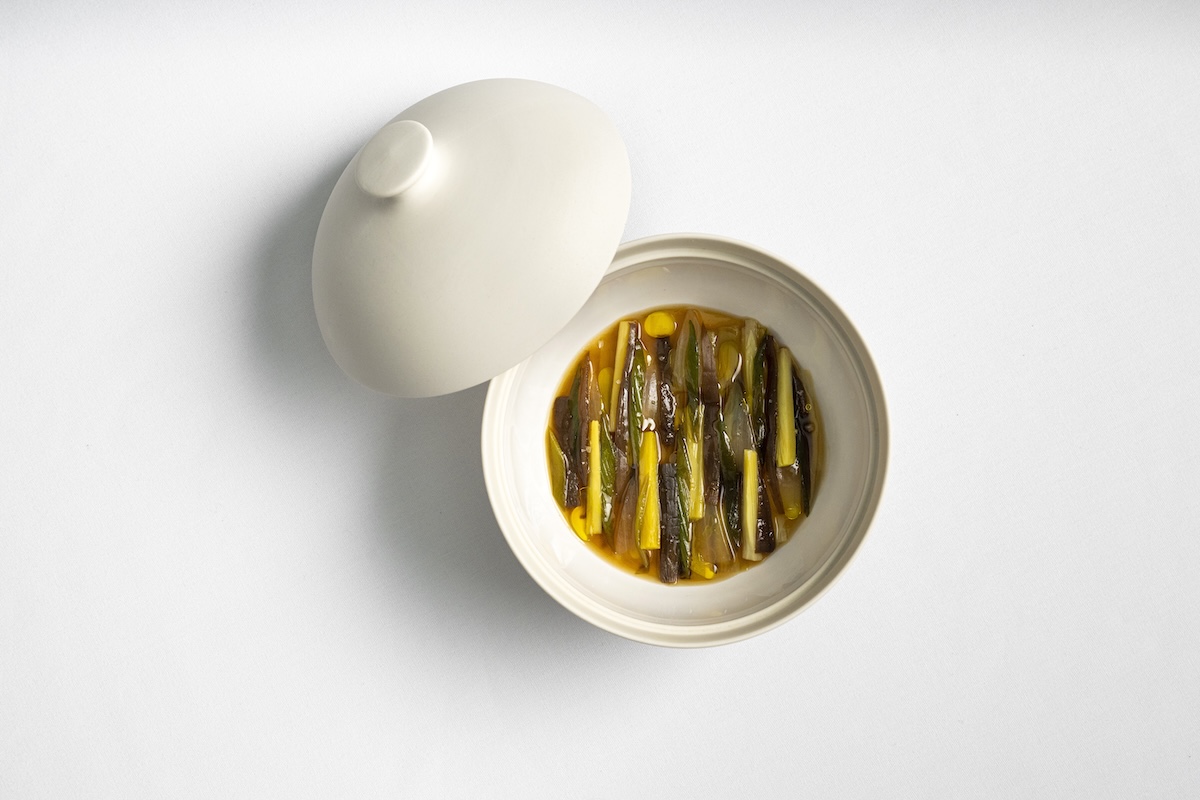 Silken tofu from the winter menu. | Photo by Evan Sung