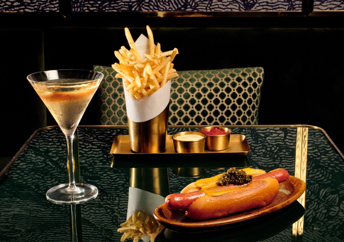 Late night fries and a fancy hot dog at Sloane's. | Photo courtesy of The Manner