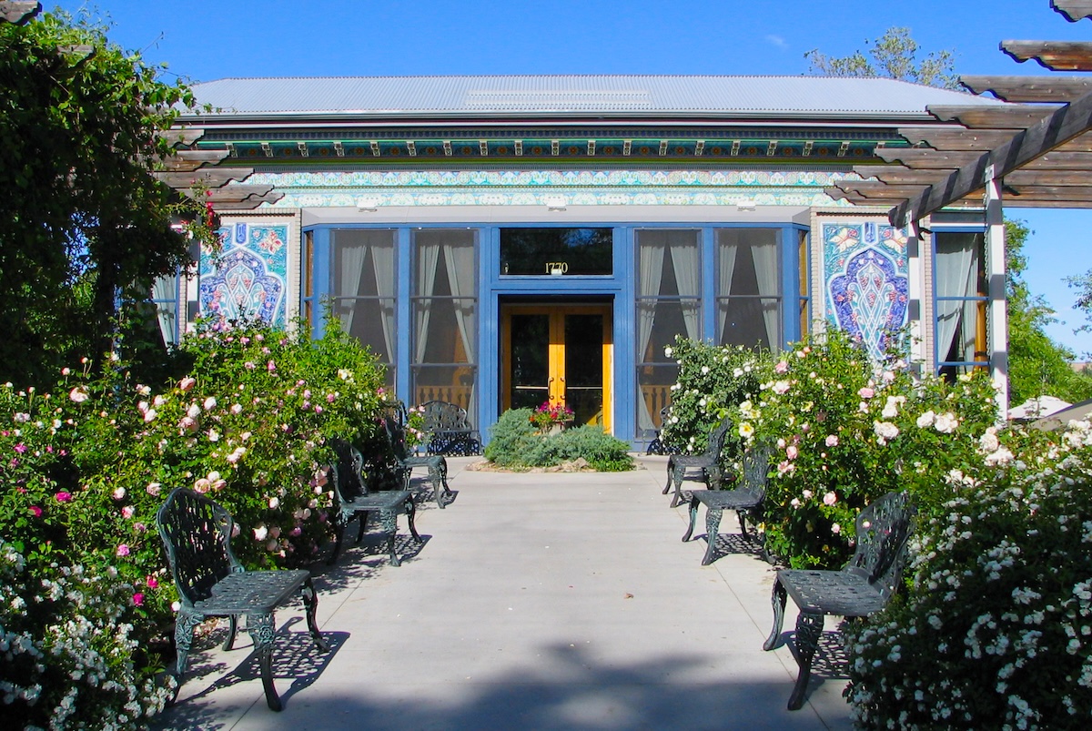 Outside of the Dushanbe Teahouse in Boulder. | Photo courtesy of Three Leaf Concepts