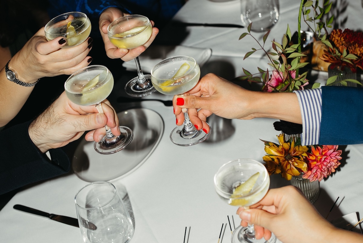 The signature dry martinis at Charlie Palmer Steak IV steakhouse. | Photo courtesy of The Knickerbocker Hotel