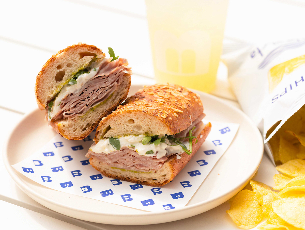 Mortadella sandwich at the Bread Club. | Photo by the Bread Club