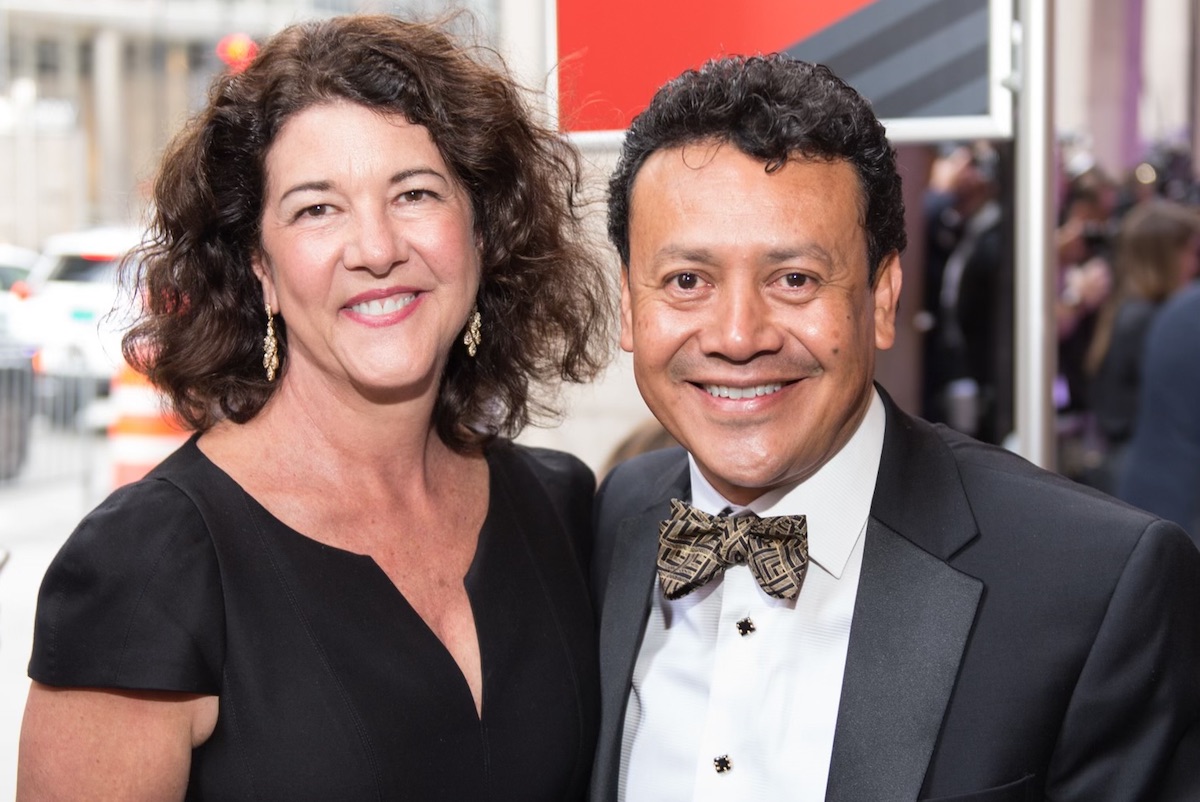Chef Hugo Ortega and wife Tracy Vaught at the 2014 James Beard Awards. | Photo by Chuck Cook