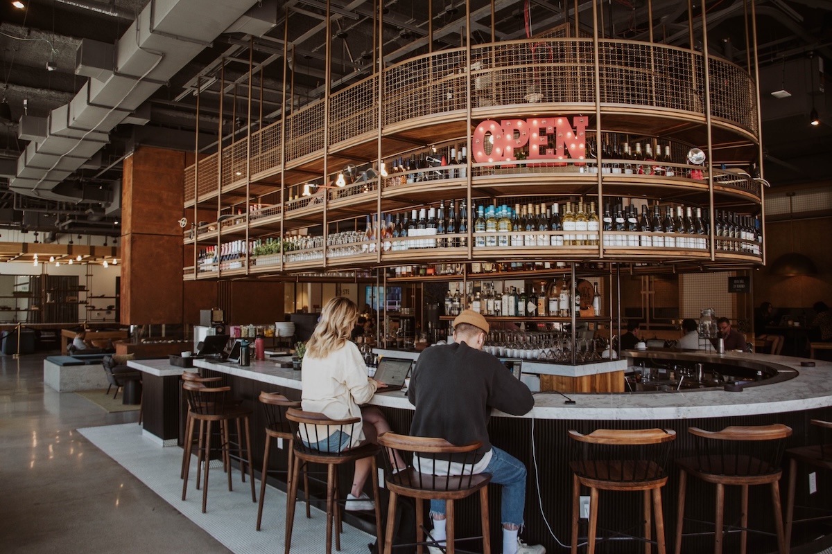 The European-style bar and coffee shop serves it all. | Photo courtesy of Vibe Coffee & Wine