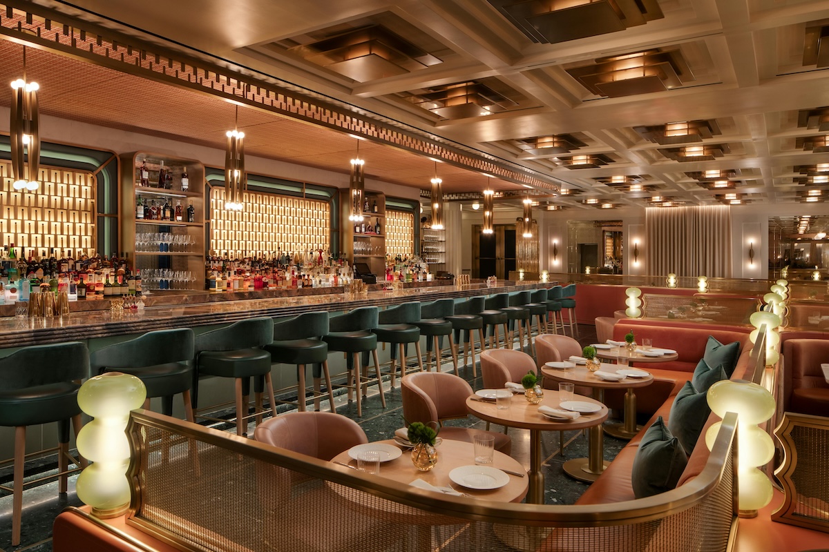 The dining room at Lex Yard. | Photo courtesy of Waldorf Astoria