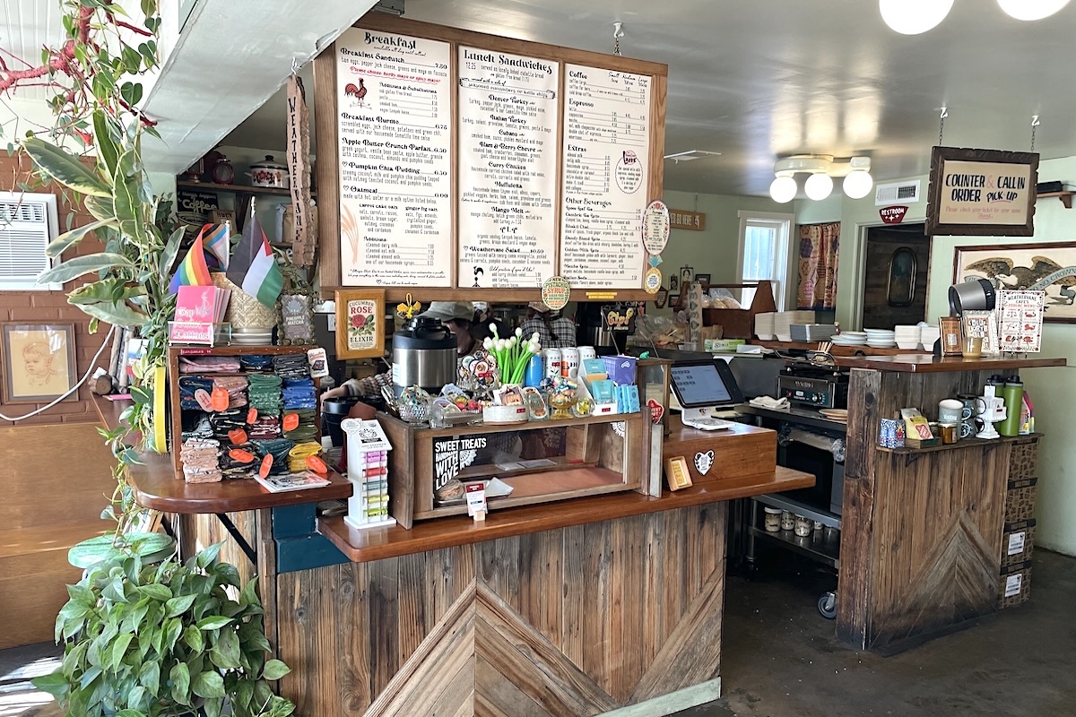 The Weathervane Cafe in City Park. 