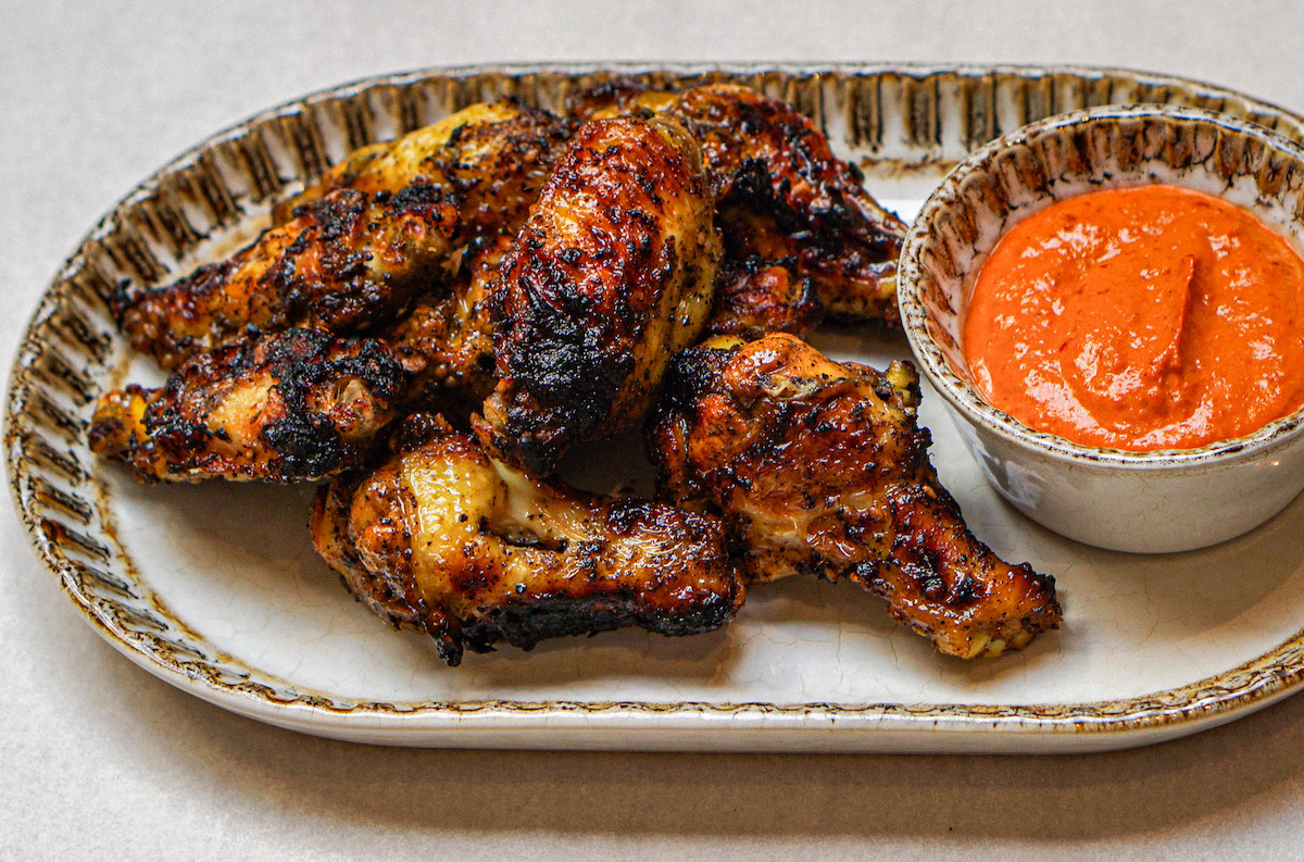 Char-grilled wings at Delbar. | Photo by Delbar