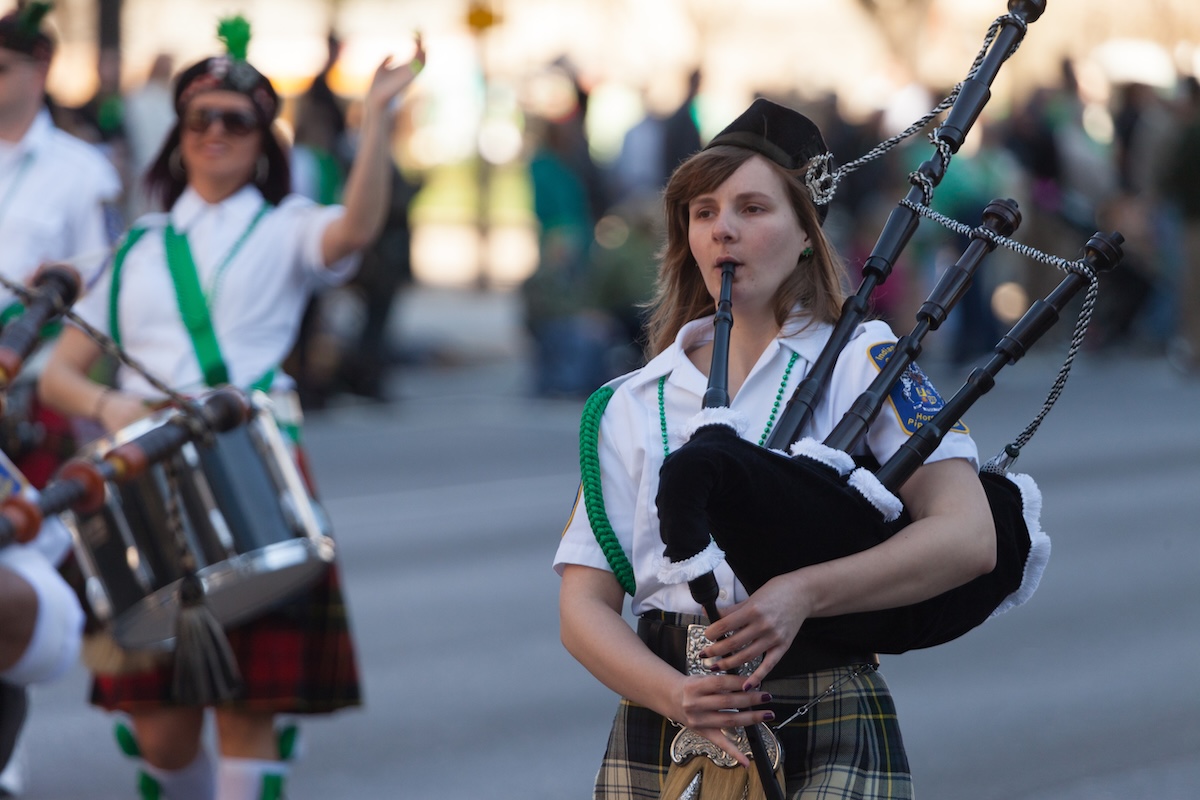 Indianapolis, Indiana, USA - March 17, 2016, The St. PatrickaEUR(TM)s Day Parade is a cultural and religious celebration from Ireland in honor of  Saint Patrick.