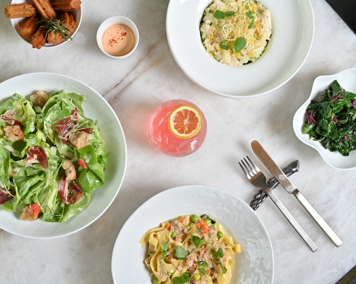 Easter brunch dishes at Le Jardinier. | Photo by Alex Montoya