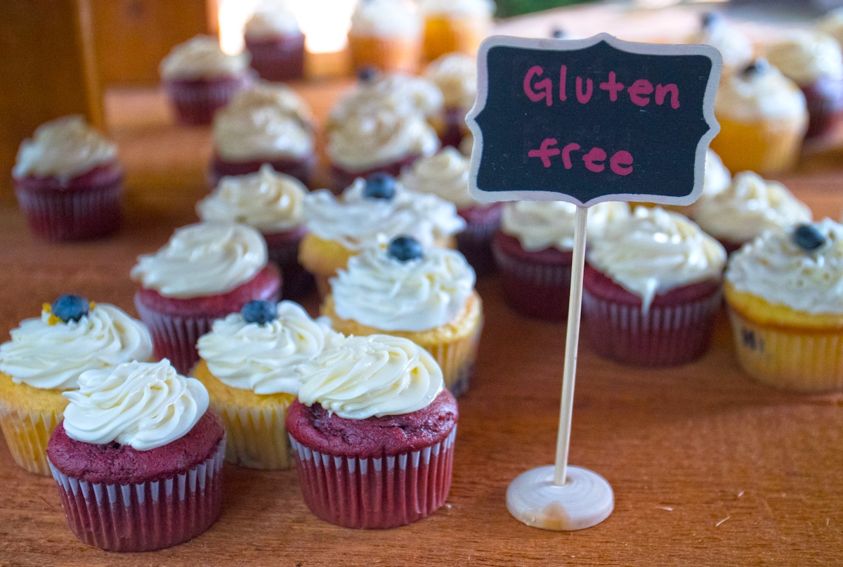 Gluten Free Cupcakes Display