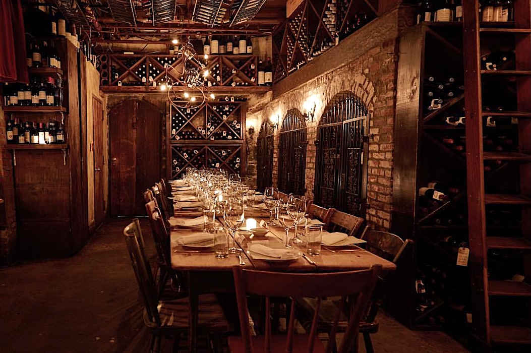 You can tap into Poe's famous tale in the wine cellar. | Photo courtesy of Il Buco