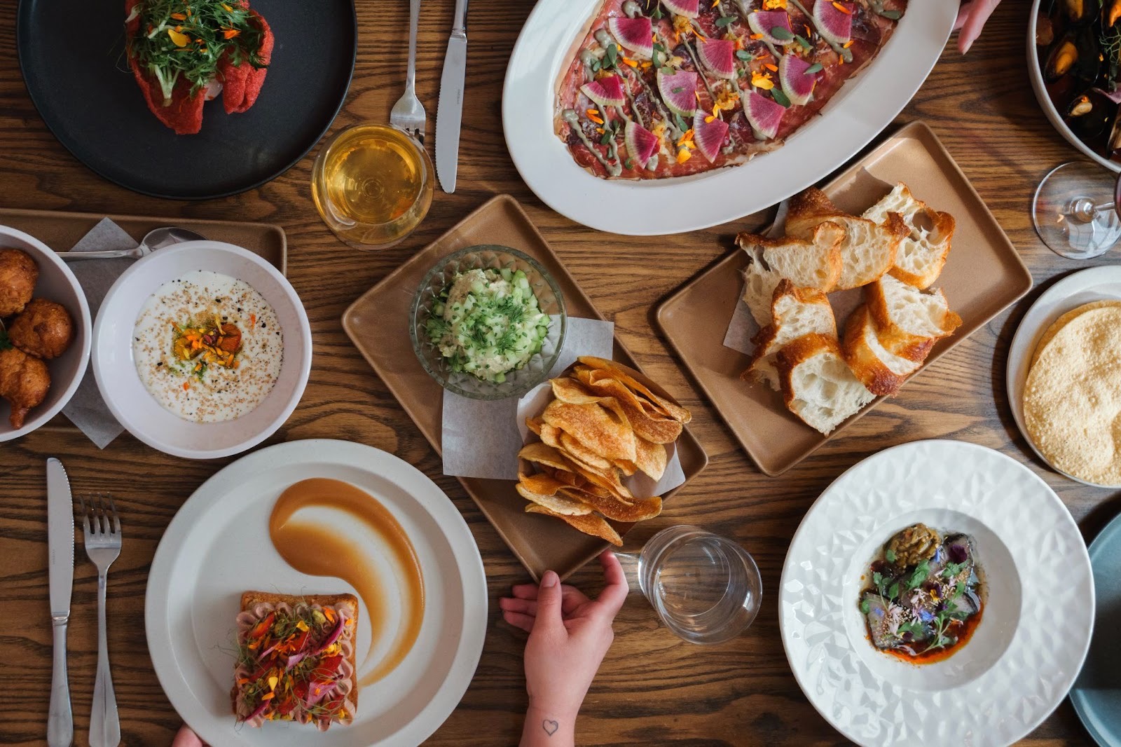 The menu and atmosphere welcome all occasions | Photo by Bin 707 Foodbar