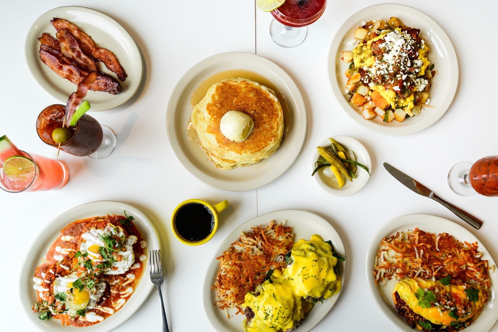 Start the day at Hashtag, a boozy brunch joint | Photo by Rachel Adams