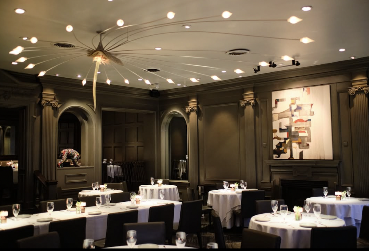 The dining room at Aria. | Photo by Aria Atlanta