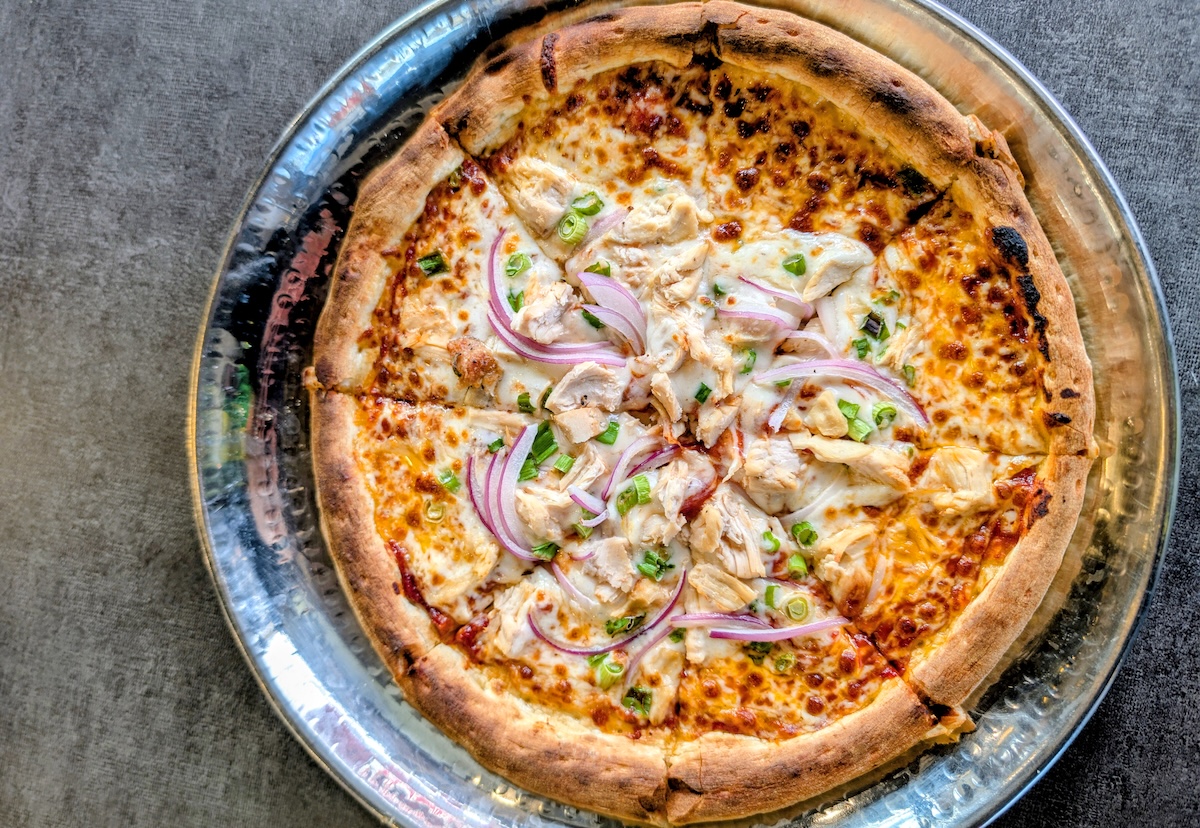 The Kowloon Express, an Asian-inspired pizza at Metro Pie in Lakewood. | Photo by Linnea Covington