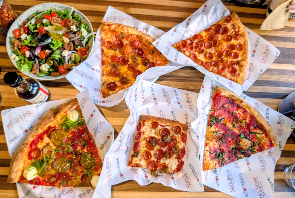 So many slices of pizza to try. | Photo by Linnea Covington