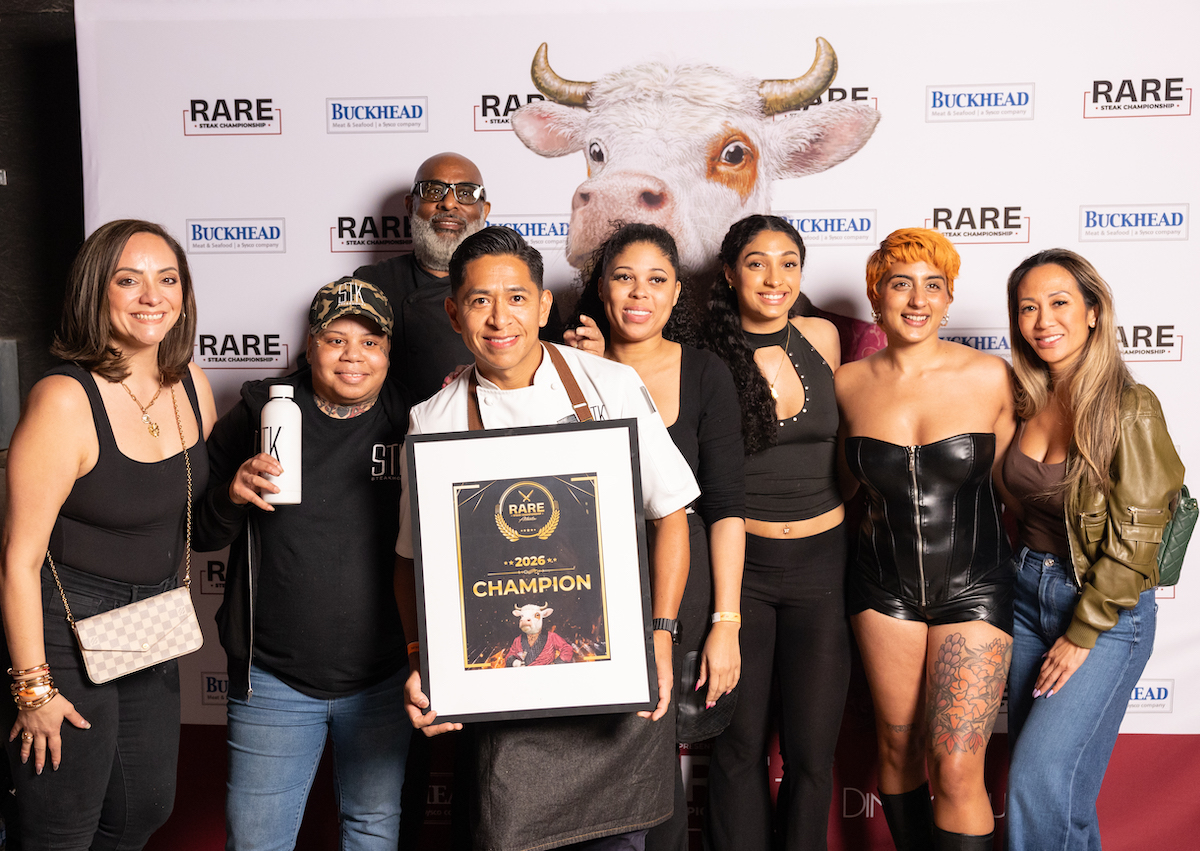 STK - DiningOut The STK team celebrate their win at RARE Atlanta. | Photo by Addison Hill Photo