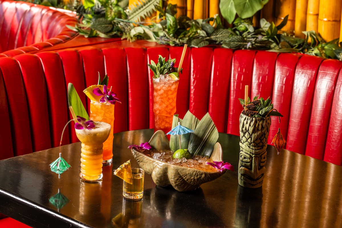 Check out the line up of new cocktails Adrift Tiki Bar. | Photo by Casey Wilson