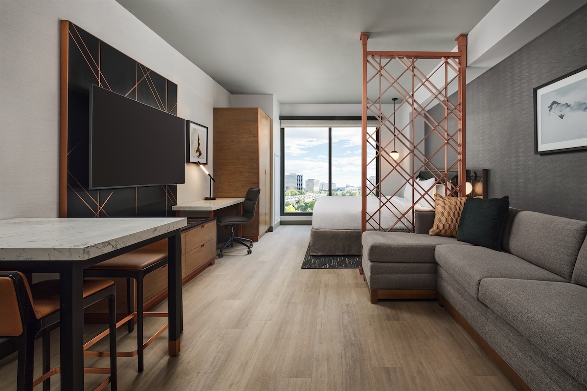 Staycation or vacation, the rooms here are stunning. | Photo by Apiary Hotel