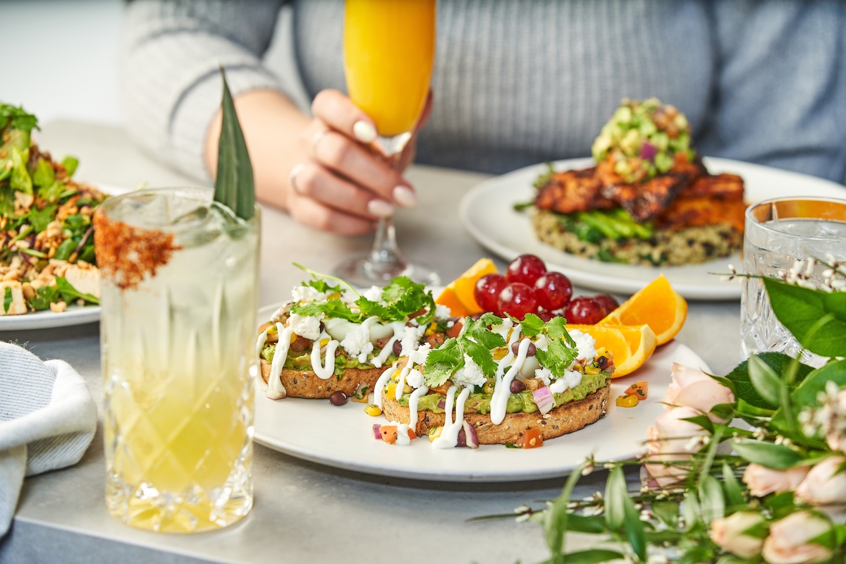 Avocado toast on the brunch menu at Moxies. | Photo by Moxies