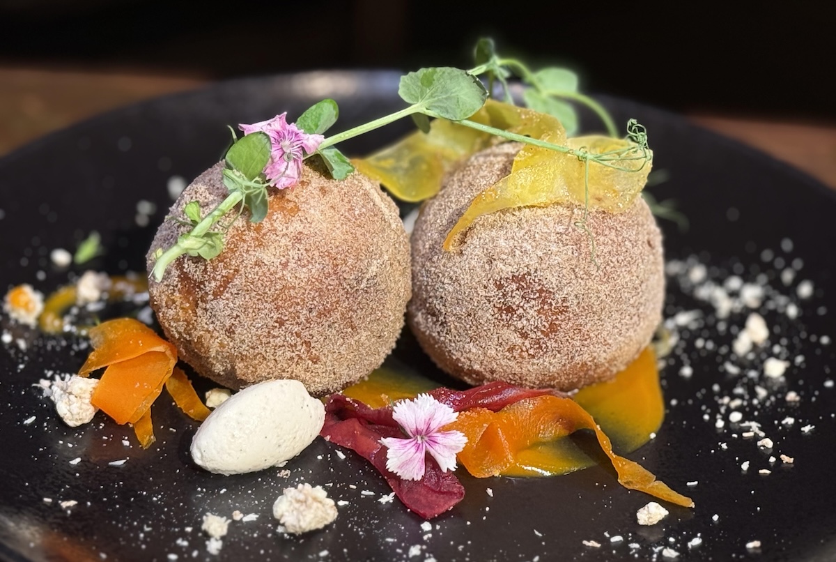 The new Bao-Nut dessert at Rioja. | Photo courtesy of Rioja