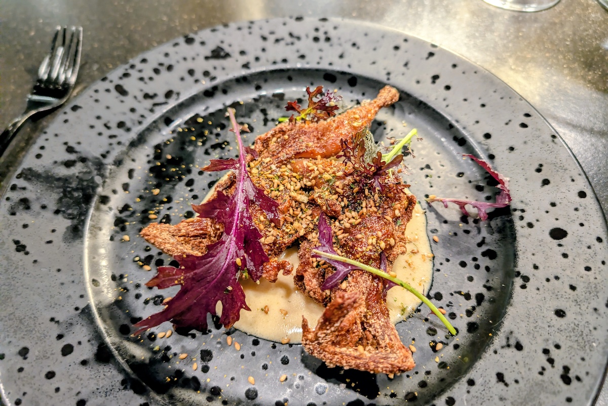 Chef Doug Rankin spent time perfecting his tempura methods. | Photo by Linnea Covington