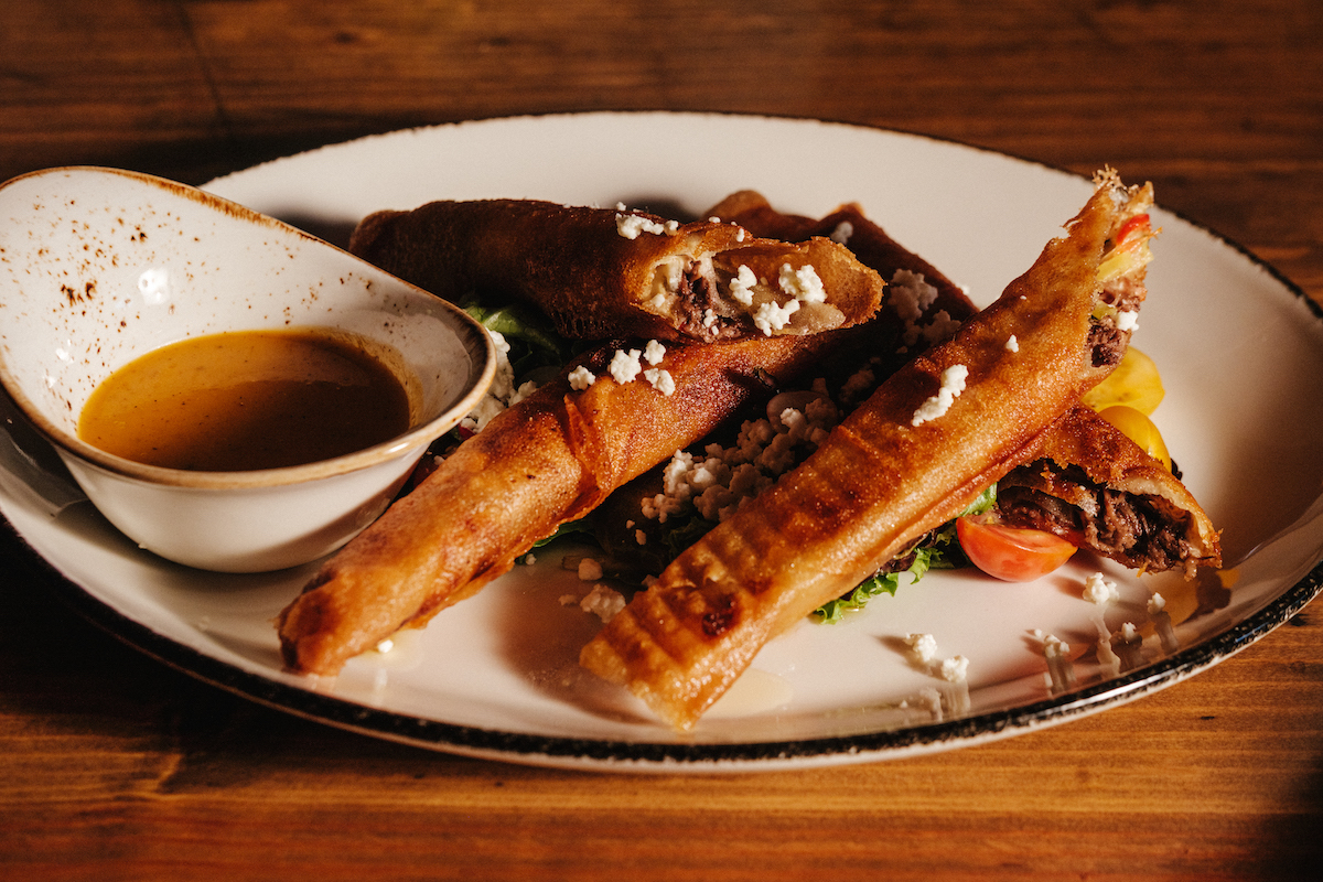 Braised short rib flautas at Exilio Latin Flair. | Photo by Chris Quit Nguyen