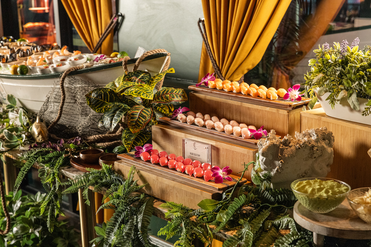 Nigiri station during brunch at CATCH Dallas. | Photo by CATCH Dallas