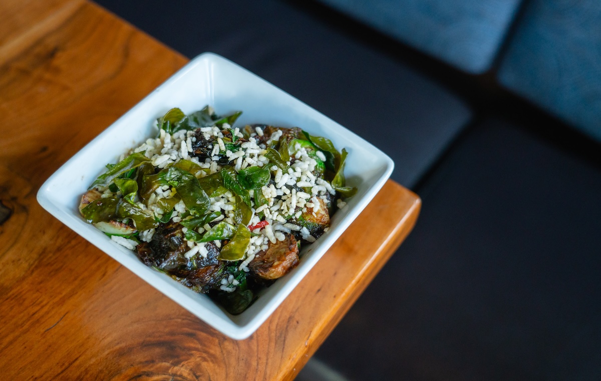 Chefn It Cooking Show Denver Colorado_Lon Symensma_Cholon Modern Asian_Thai Brussels Sprouts_02 - DiningOut The Thai Brussels Sprouts at ChoLon. | Photo by Behind the Apron Media