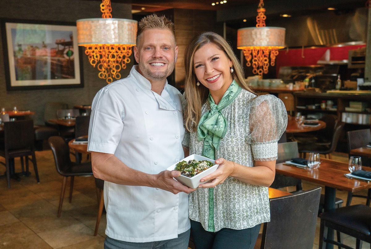 Chefn It Cooking Show Denver Colorado_Lon Symensma_Tarah Runco_Cholon Modern Asian_Credit Behind the Apron Media_02 - DiningOut Chef'n It brings Lon Symensma on the air with host Tarah Runco. | Photo by Behind the Apron Media