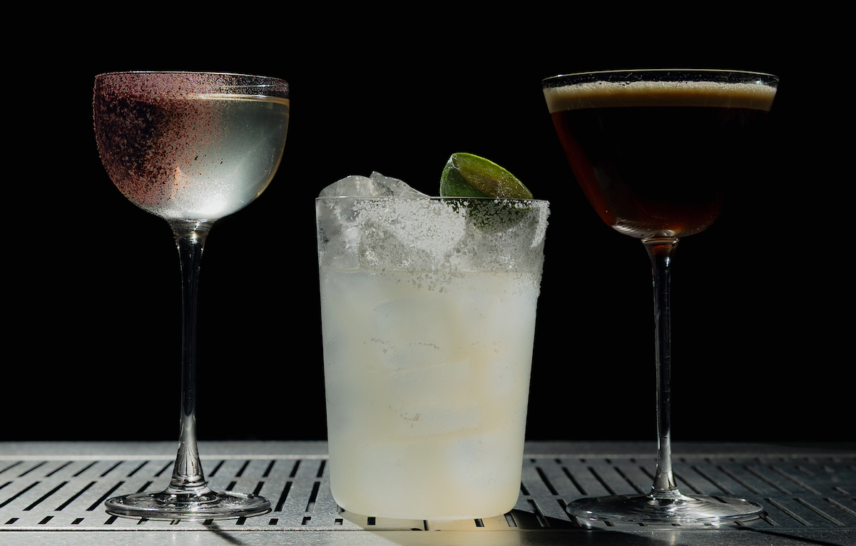 A trio of cocktails from the menu at 1111. | Photo by Josh Aranda