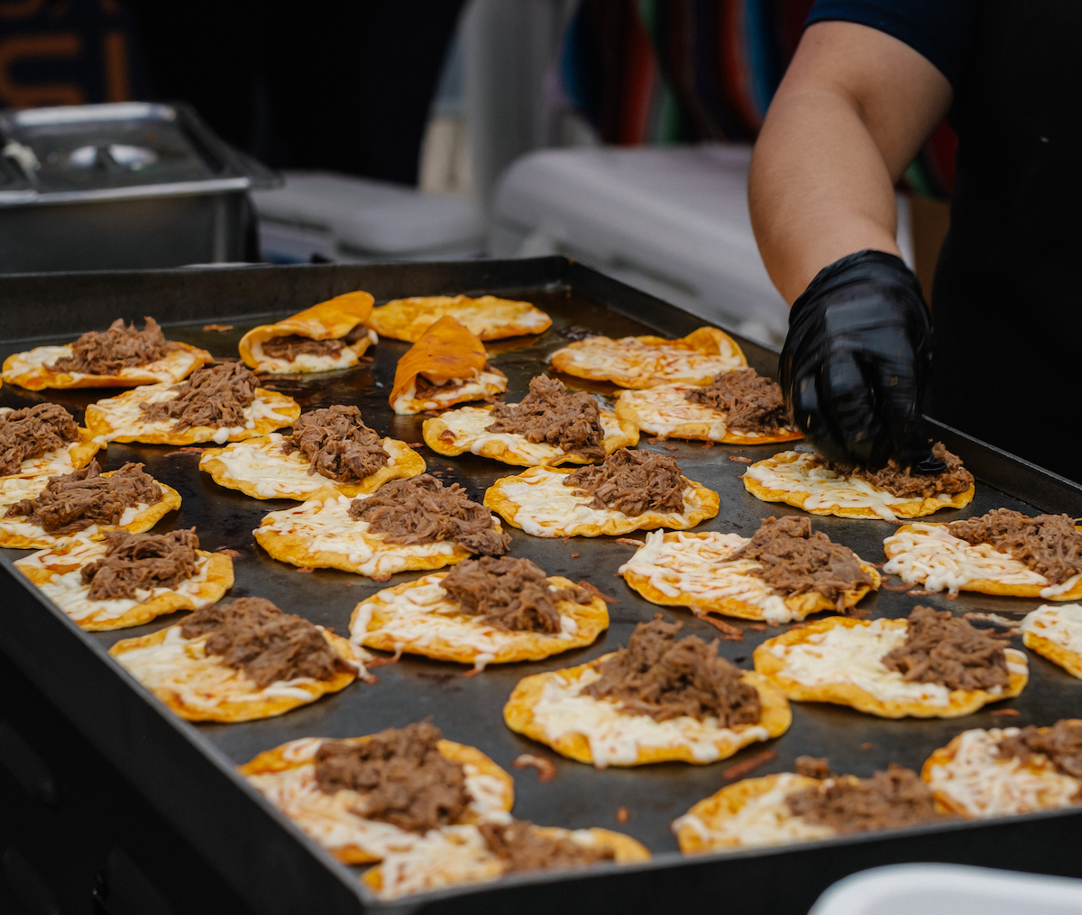 Copy of DSCF9769 - DiningOut Tacos are cooked fresh onsite at POST Houston during Top Taco festivities. | Photo by Swizzle Media LLC