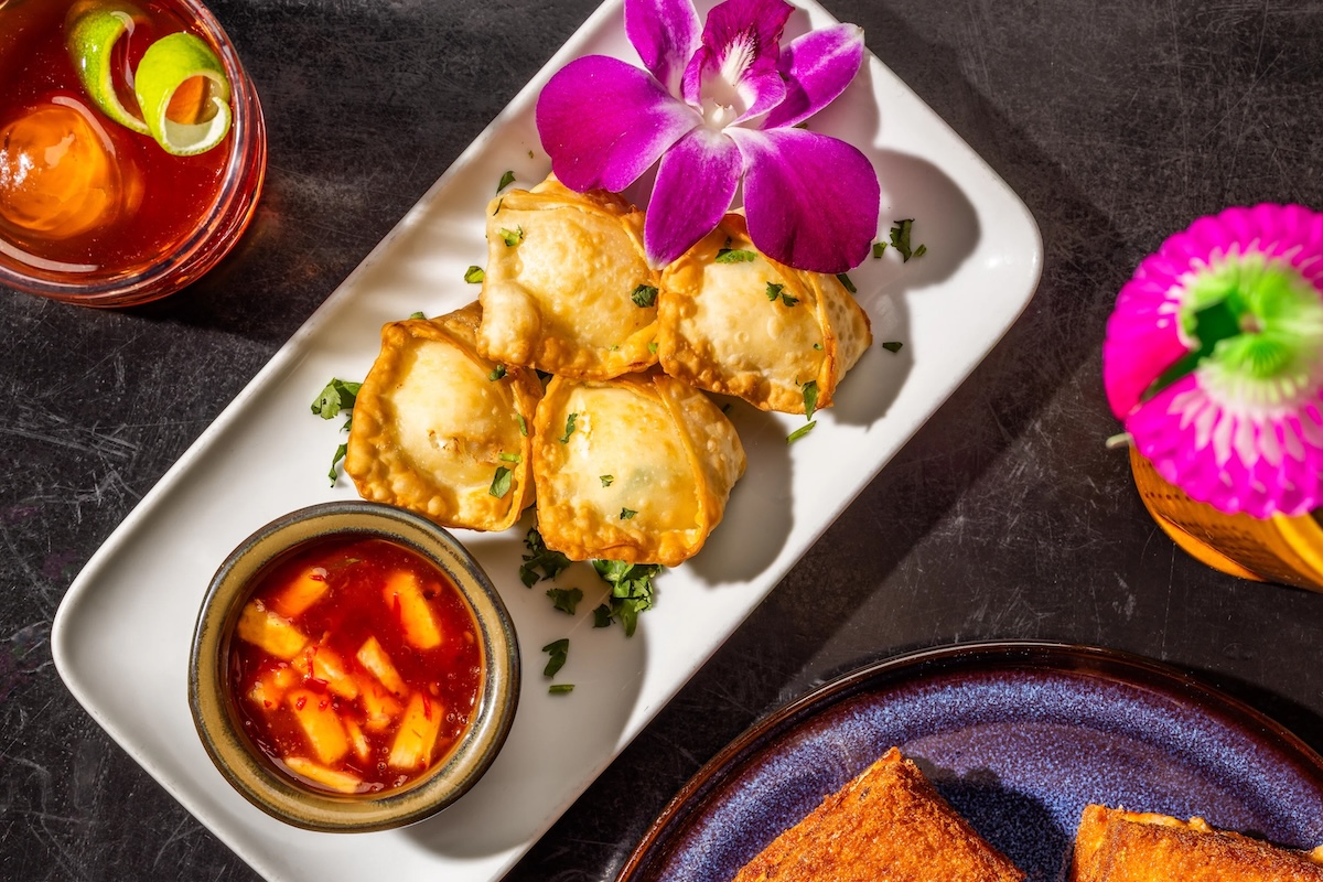 Crab Rangoons_Adrift_tiki_denver_by_Casey_Wilson - DiningOut The new Crab Rangoons at Adrift Tiki Bar. | Photo by Casey Wilson