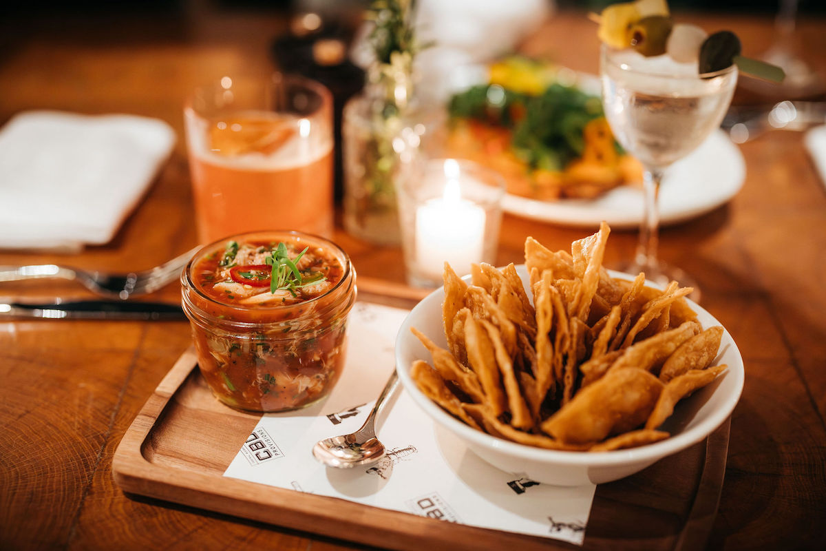 Gulf shrimp and blue crab cocktail. | Photo by Chase Hall