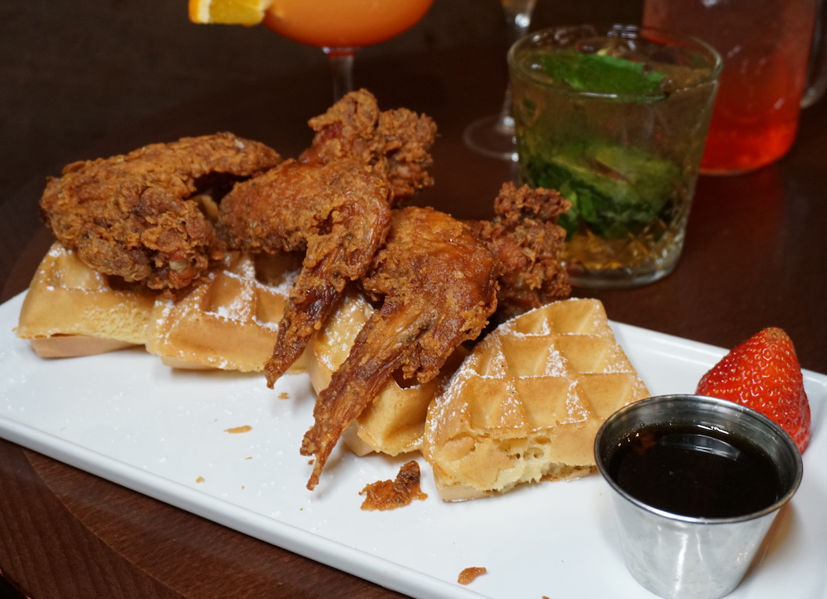 Fried chicken and waffles at Sweet Georgia’s Juke Joint. | Photo by Sweet Georgia’s Juke Joint