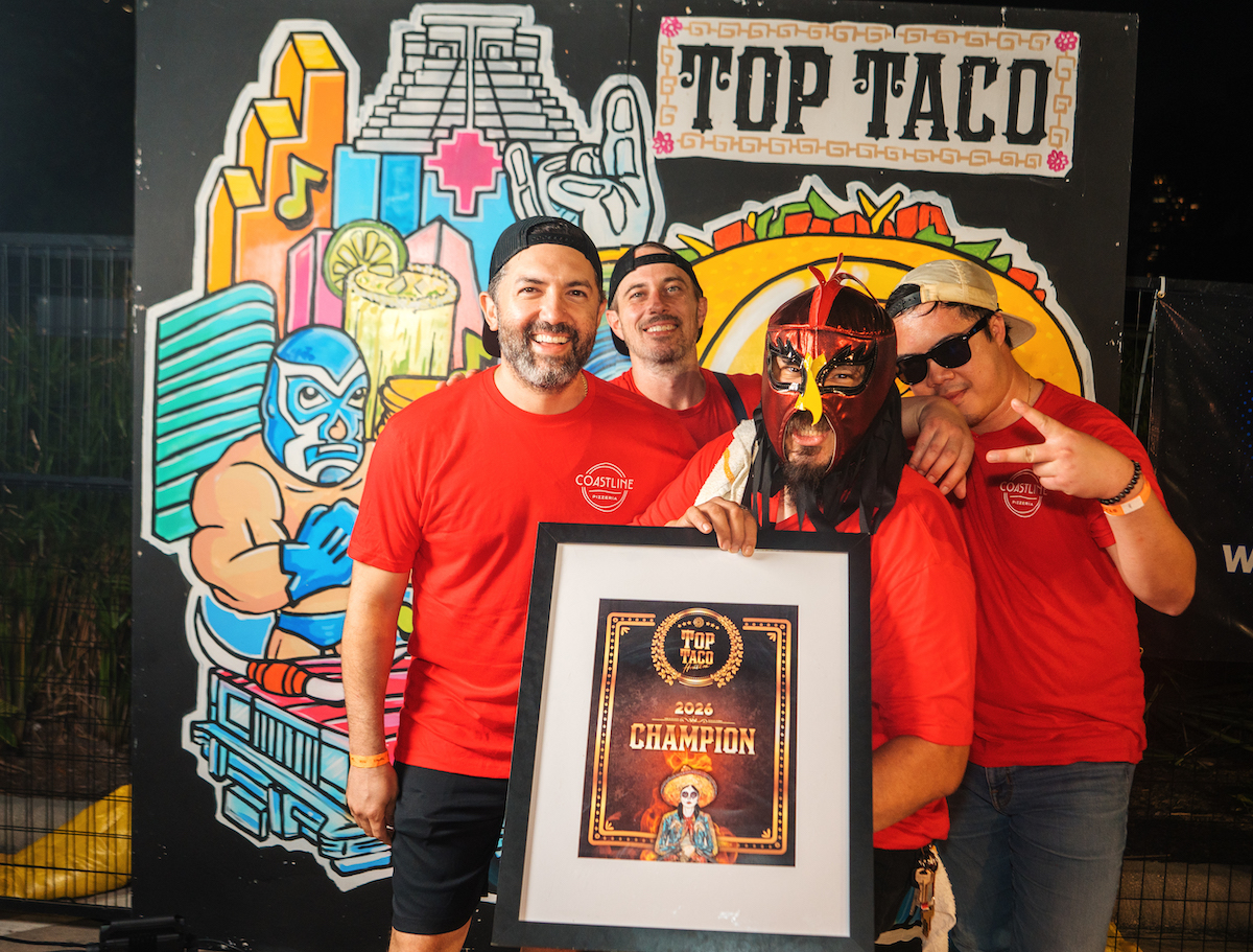 Coastline Pizzeria wins 1st place in the Judge's Choice Cocktail category at Top Taco. | Photo by Swizzle Media