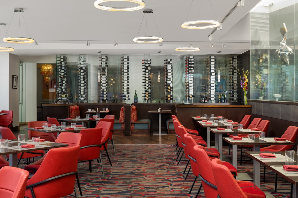 Inside FIRE Restaurant and Lounge. | Photo courtesy of The ART Hotel Denver 
