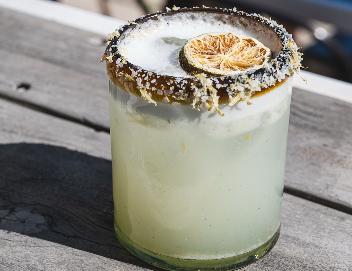 The Top Shelfer margarita made with Wild Common tequila at Eight Row Flint. | Photo by Eight Row Flint
